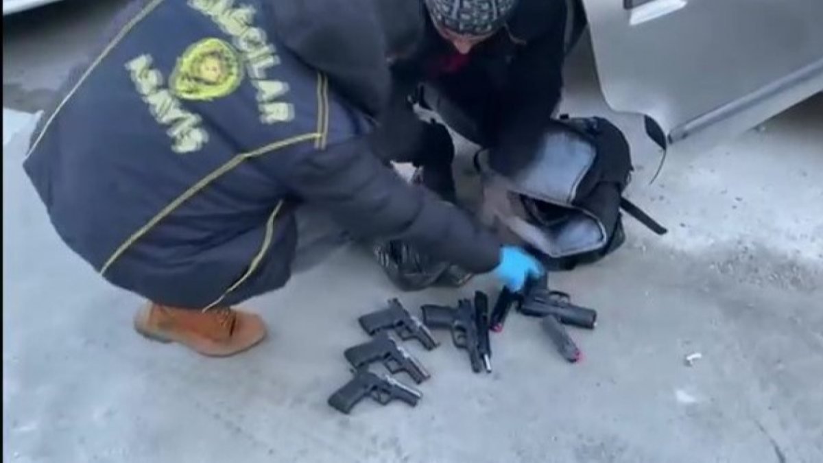 İstanbul’da, silah kaçakçılarına operasyon