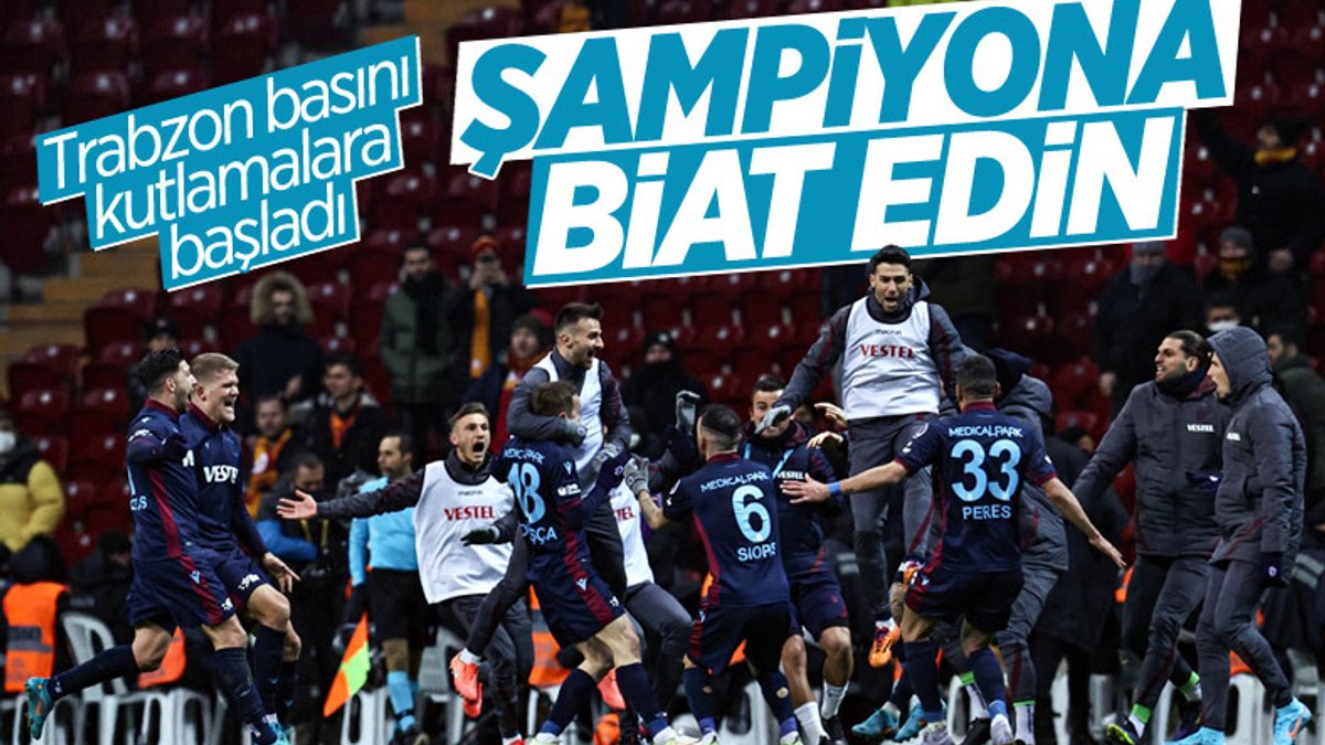 Trabzon basınında şampiyonluk sesleri