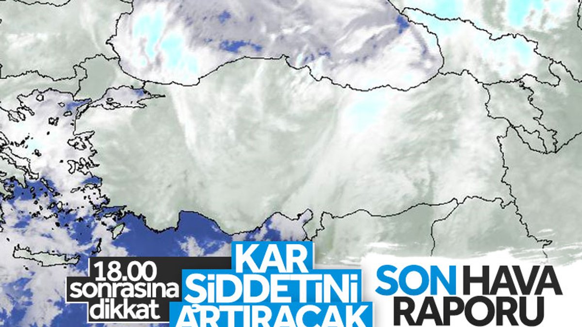 İstanbul'da kar etkisini artıracak