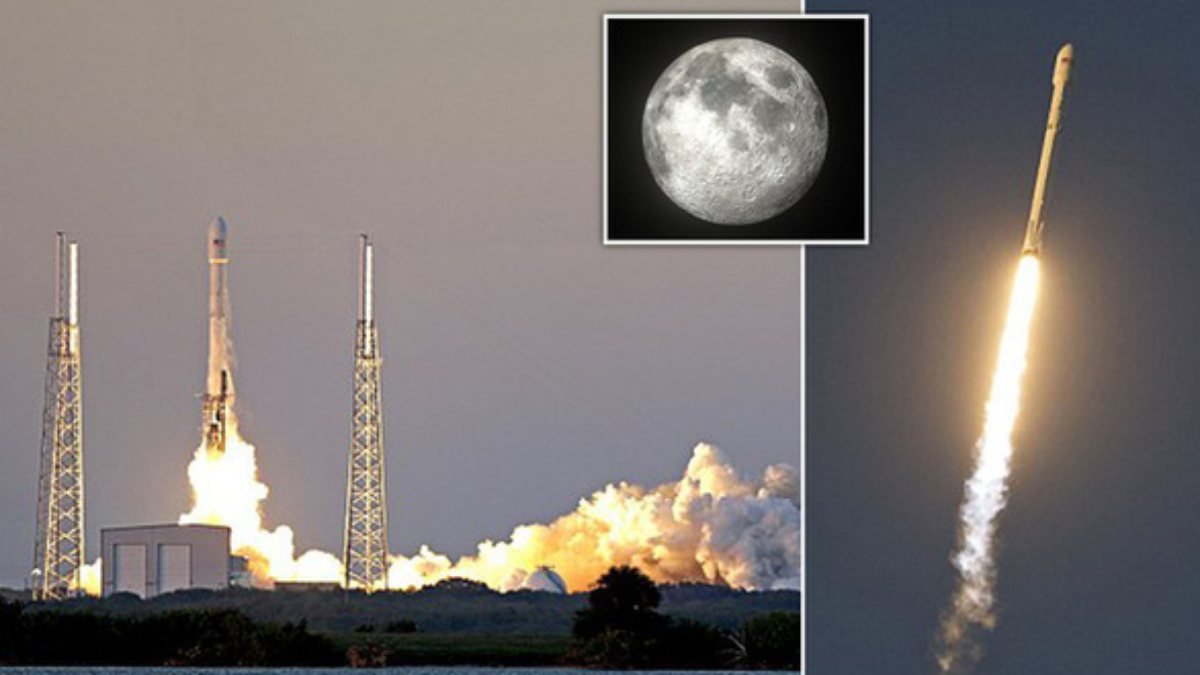Kontrolden çıkan SpaceX roketi Ay'a çarpacak