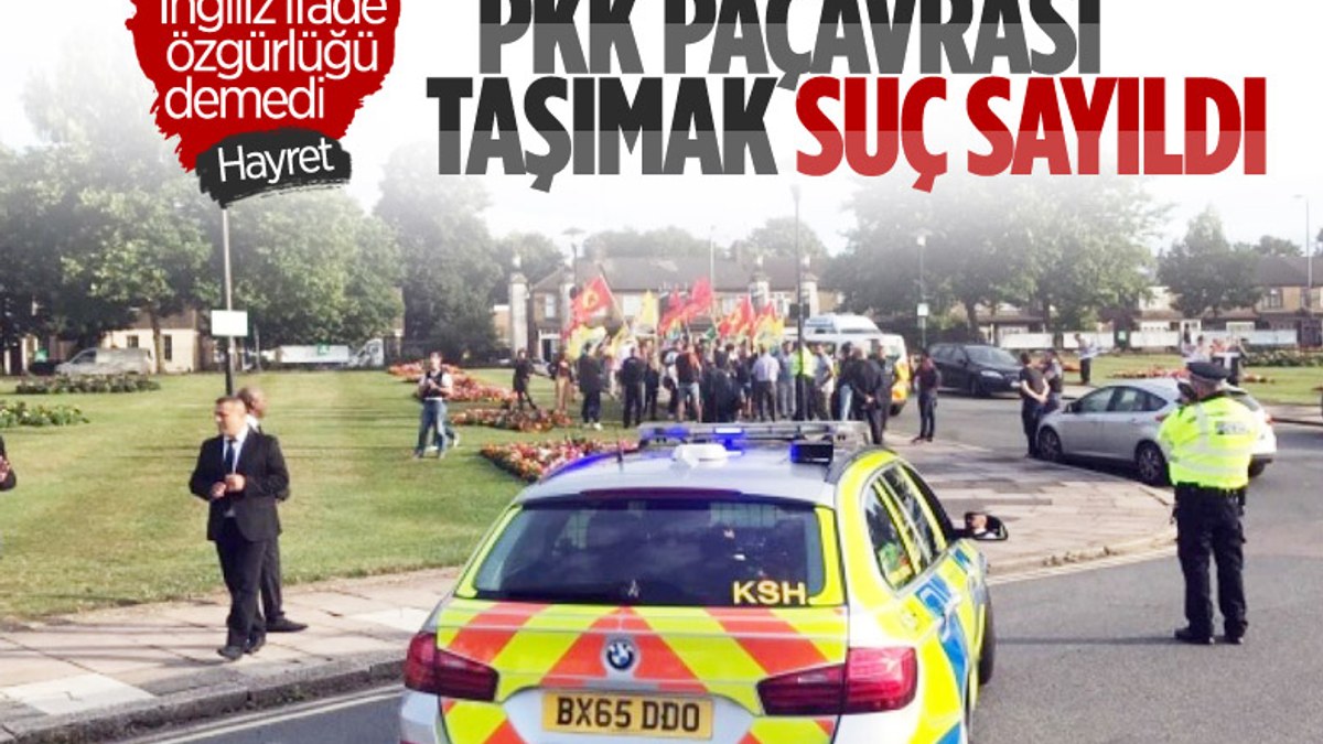 İngiltere'de PKK paçavralarını taşımanın suç olduğuna hükmedildi
