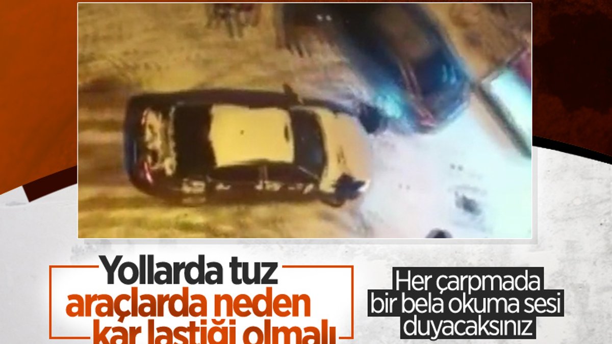 İstanbul'da kar kazaları