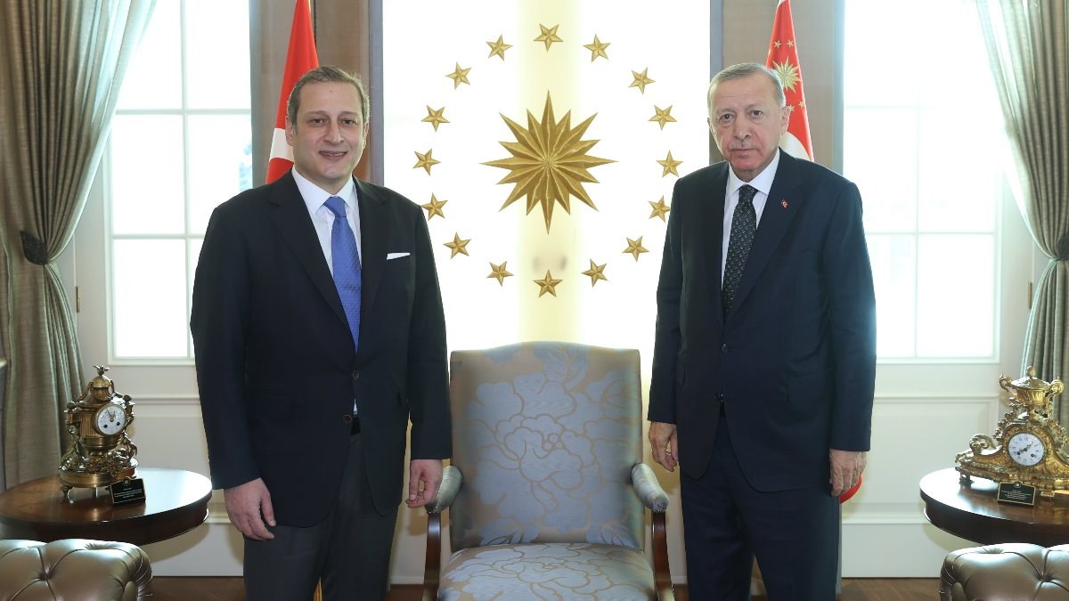 Cumhurbaşkanı Erdoğan, Burak Elmas'ı kabul etti