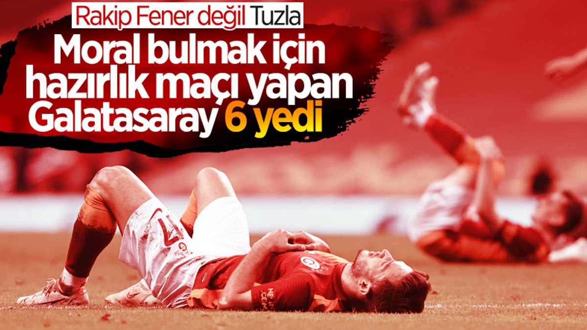 Galatasaray, Tuzlaspor'a 6 golle yenildi