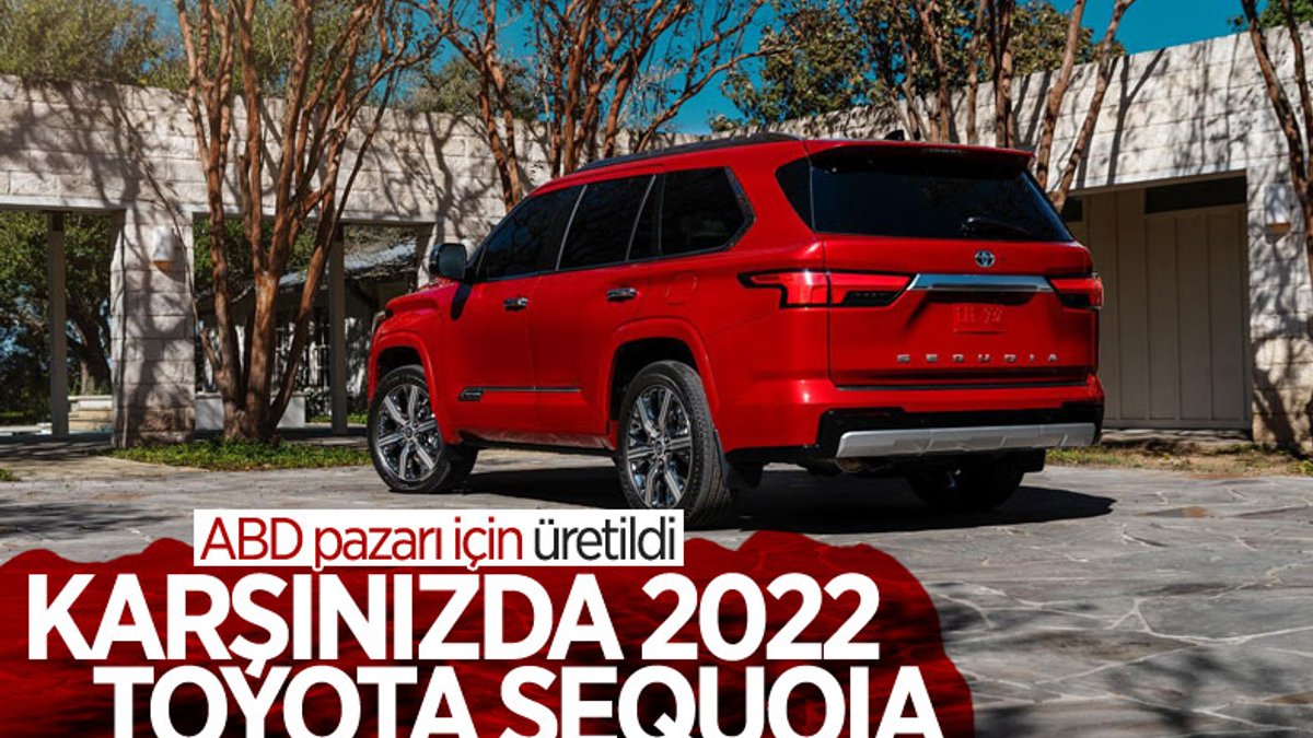 Toyota'dan büyük SUV: 2022 Sequoia tanıtıldı