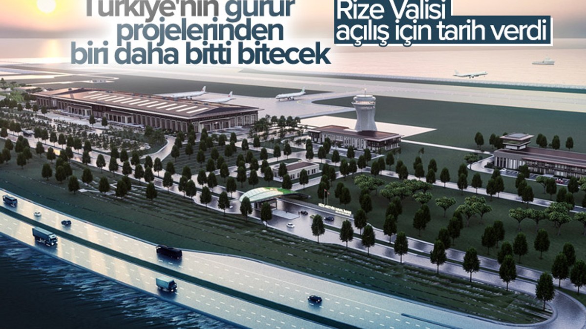 Rize Valisi Kemal Çeber, havalimanı için tarih verdi