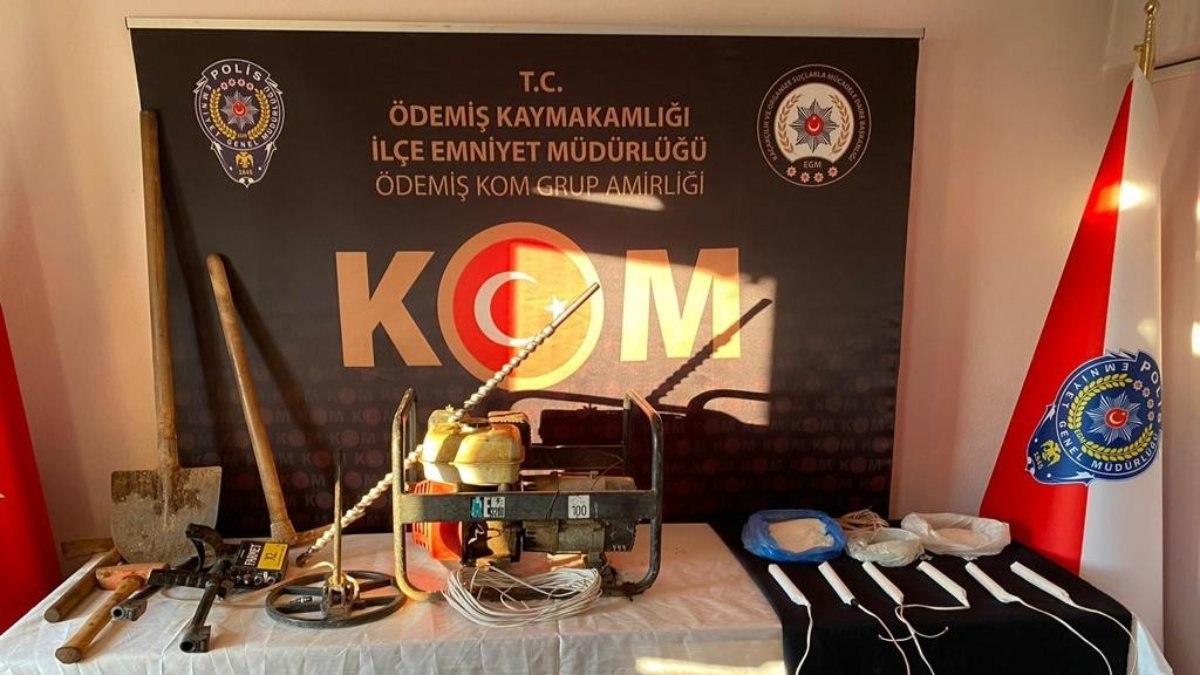 İzmir'de tarihi eser kaçakçılarına operasyon: 9 gözaltı