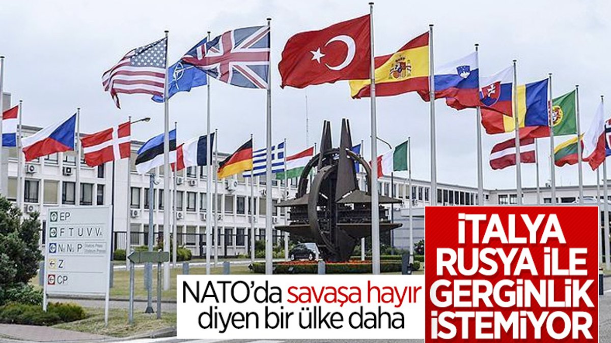 İtalya'dan NATO'ya: Rusya ile gerginliğin artmasını istemiyoruz