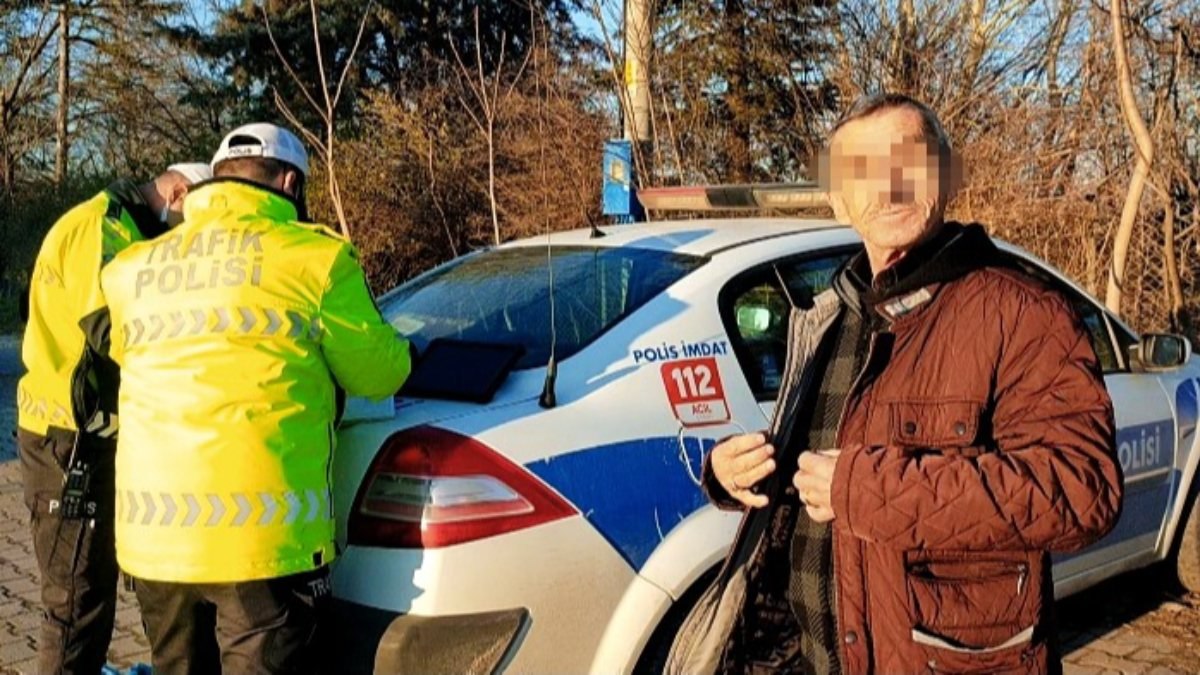 Edirne'de alkollü sürücü polisleri kandırmaya çalıştı