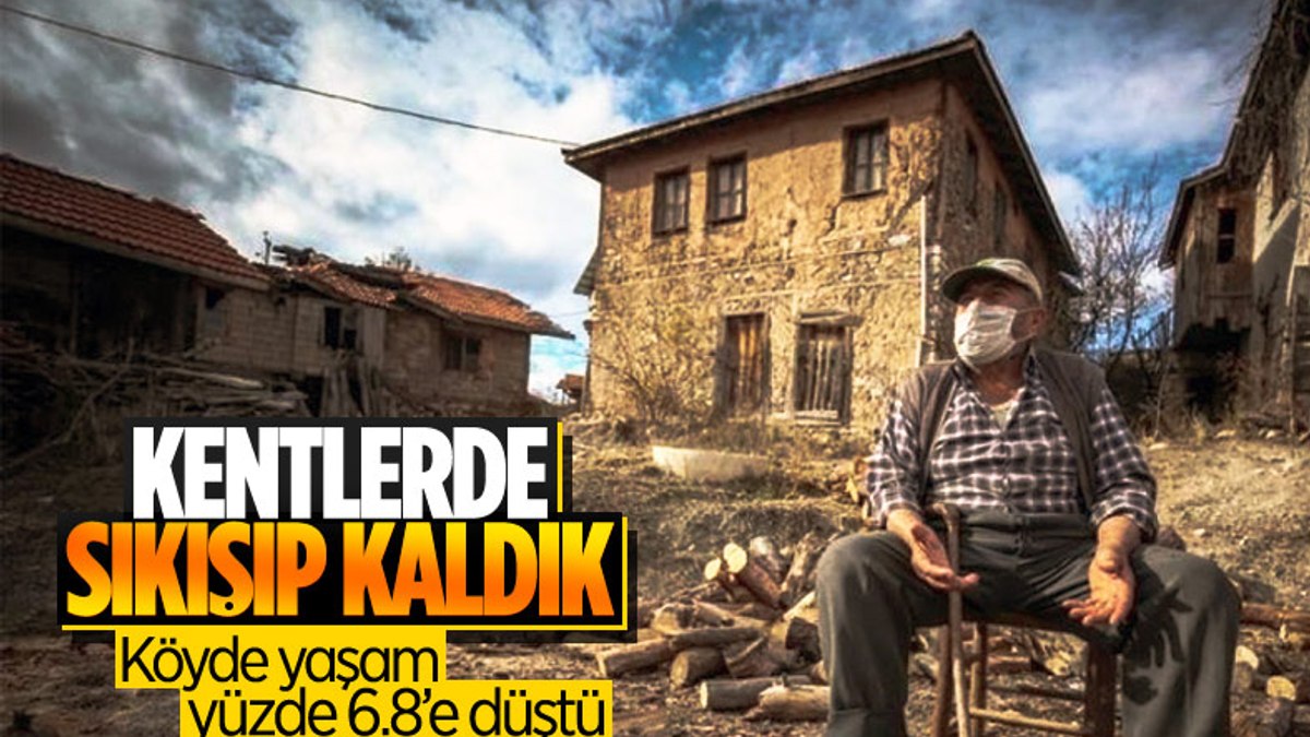 Türkiyede nüfusun şehir ve kırsala göre dağılımı