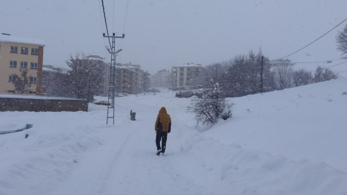 Tunceli’de kar nedeniyle okullarda yarım gün tatil