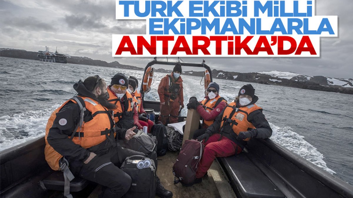 Türk ekibi Antarktika'da
