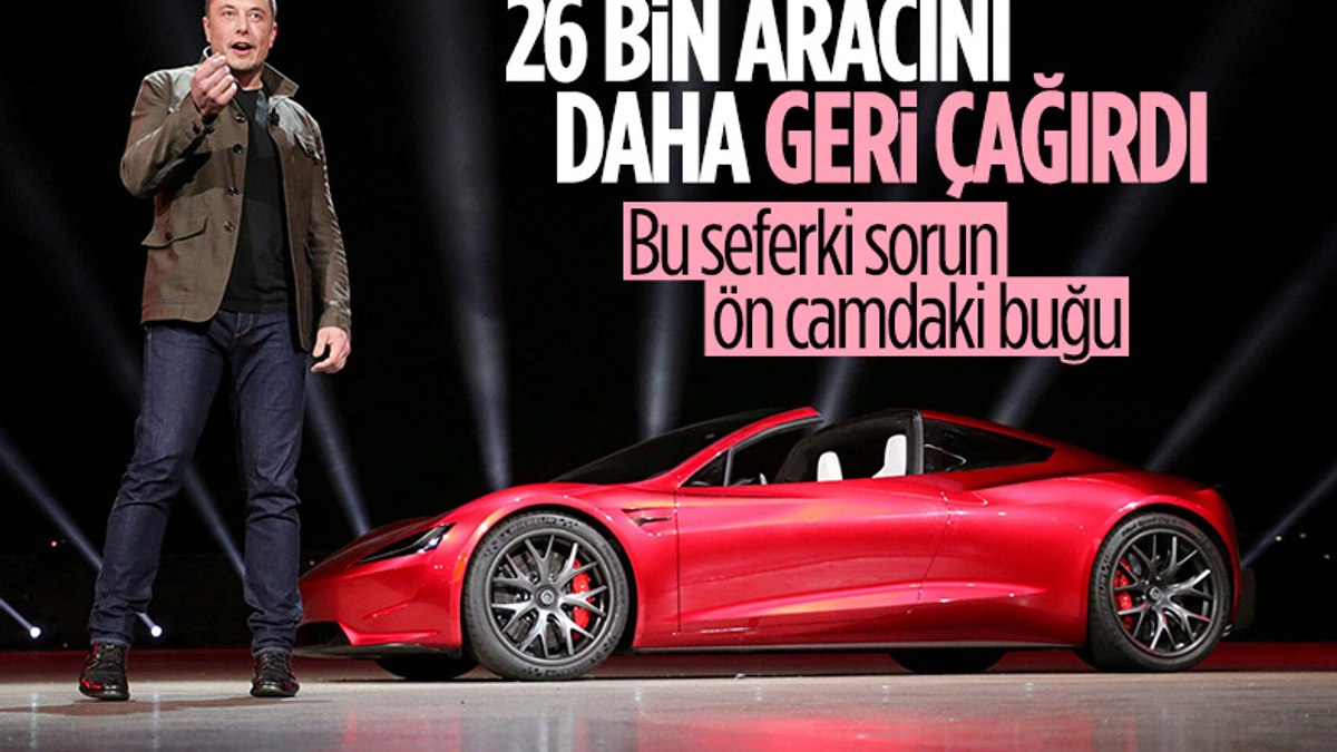 Tesla, hatalı yazılım nedeniyle 26 bin aracı geri çağırıyor