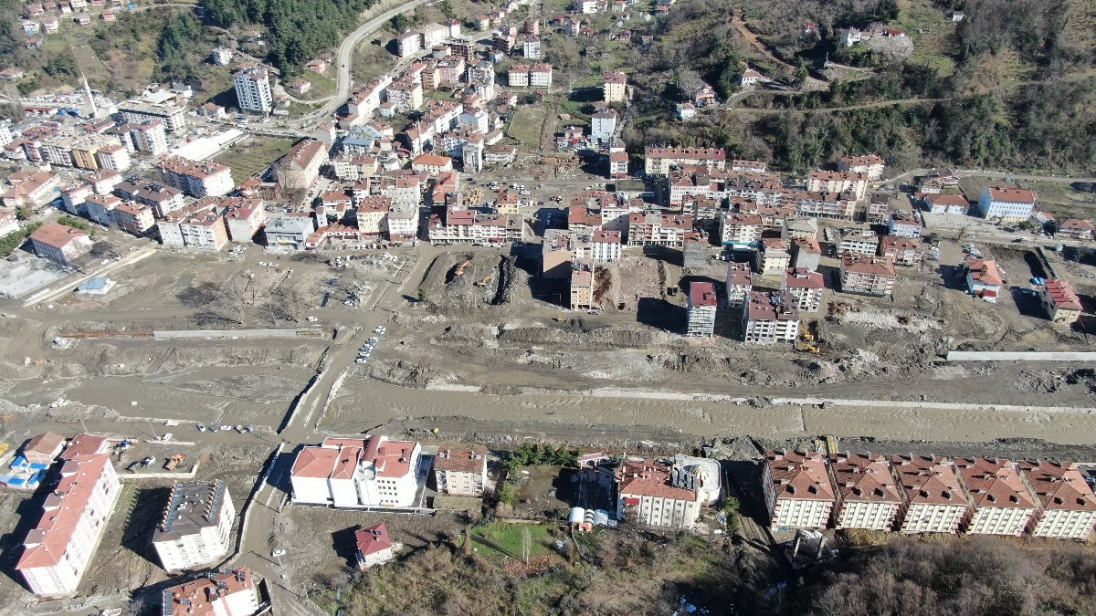 Bozkurt, sel felaketinin ardından yeniden inşa ediliyor