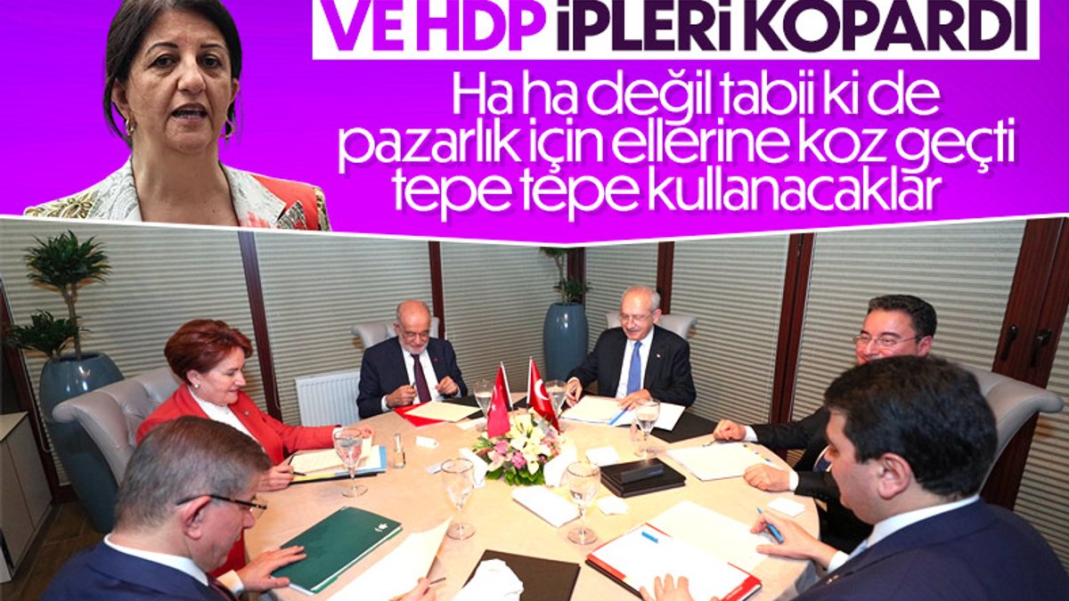 Pervin Buldan: 6 partiden biri hariç, oy toplamları HDP'nin yarısı etmez