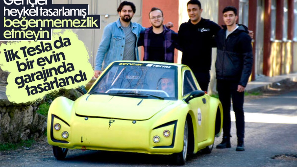 Trakyada üniversiteli gençler 8 ayda elektrikli araç üretti