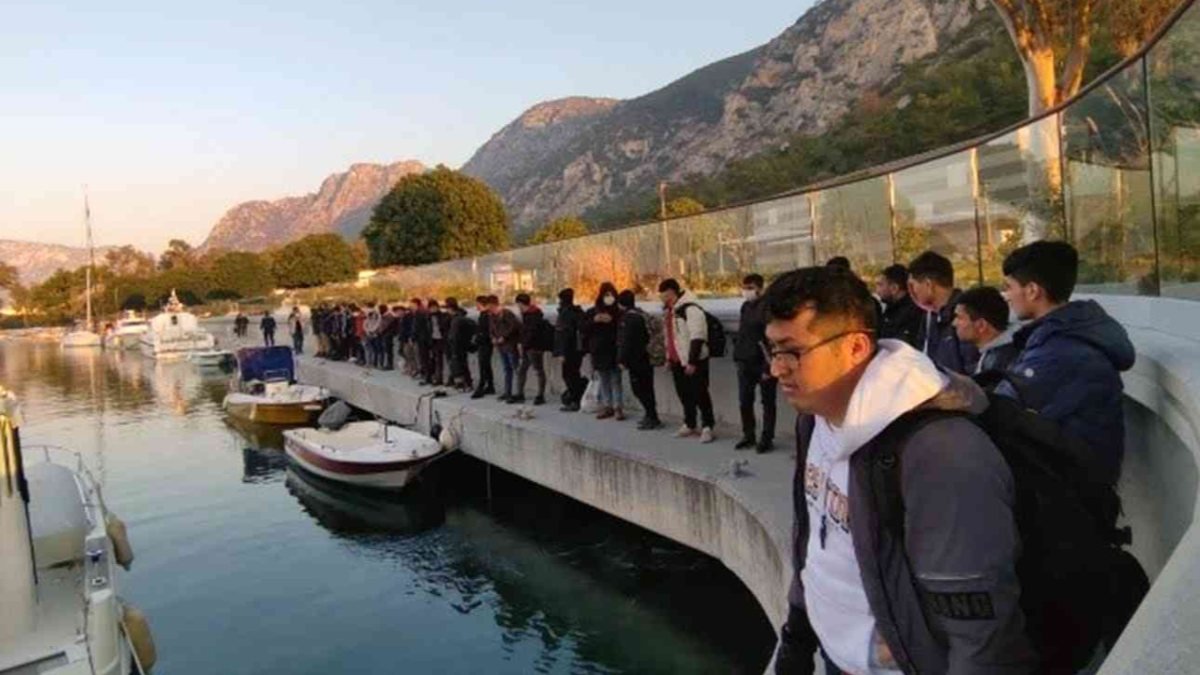 Muğla'da 111 düzensiz göçmen yakalandı