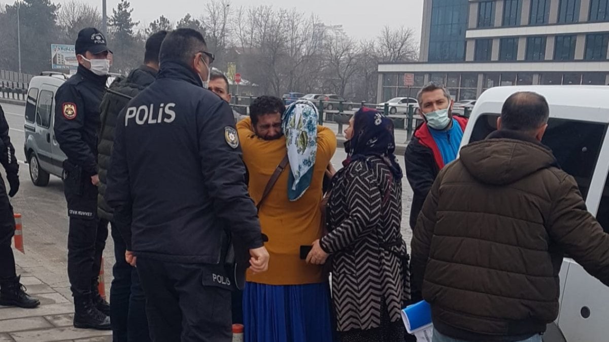 Kayseri'de yakalanan hükümlü cezaevine gitmemek için direndi