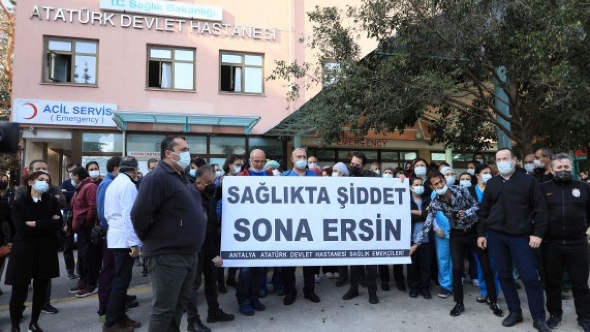 Antalya'da hasta yakınından doktora darp ve ölüm tehdidi