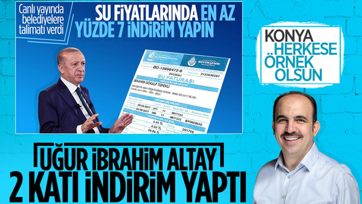 Cumhurbaşkanı Erdoğanın talimatına ilk yanıt Uğur İbrahim Altaydan geldi