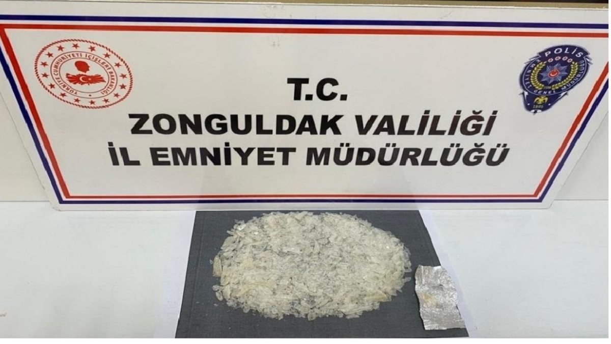 Zonguldak'ta ölümcül etkisi olan uyuşturucu bulundu