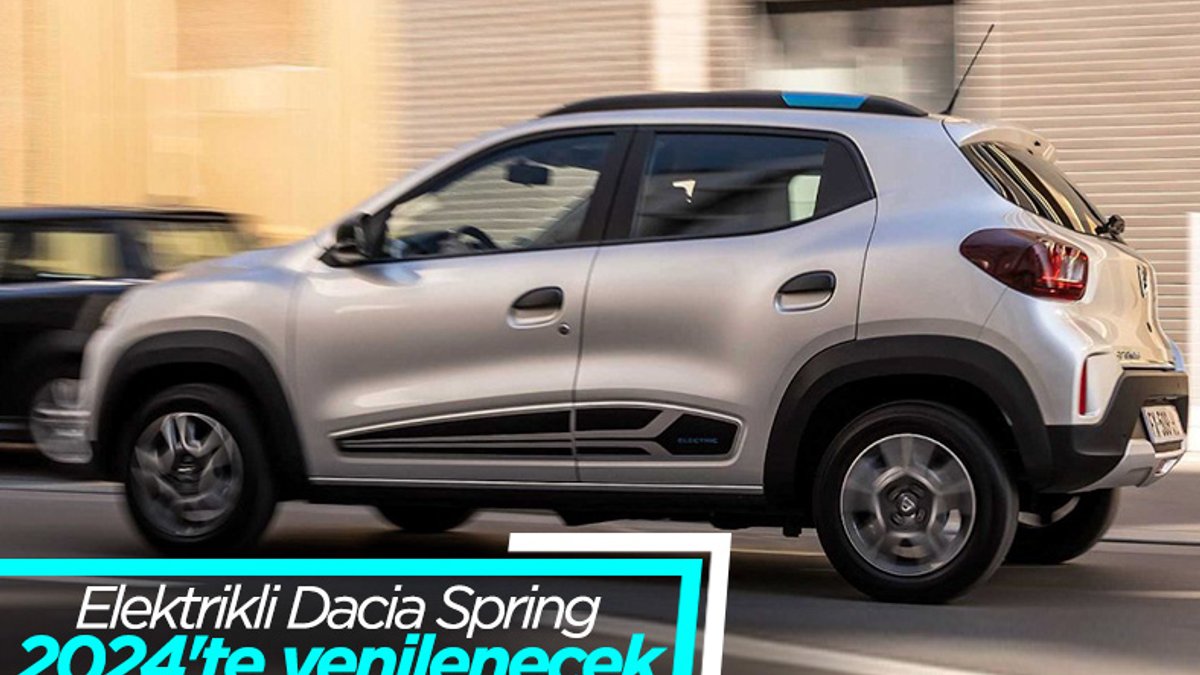 Elektrikli Dacia Spring, 2024'te yenilenecek