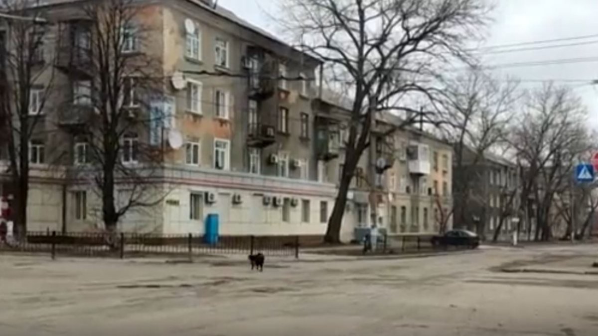 Ukrayna'nın doğusunda sokaklar boş kaldı