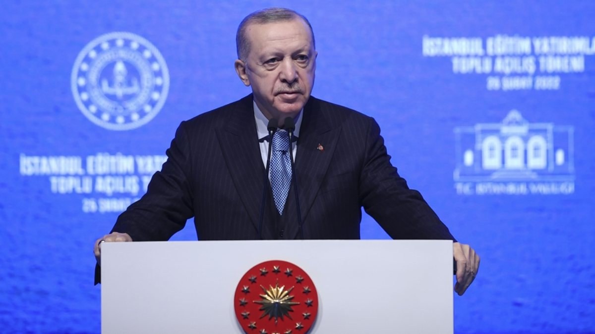 Cumhurbaşkanı Erdoğan'ın İstanbul Eğitim Yatırımları törenindeki konuşması