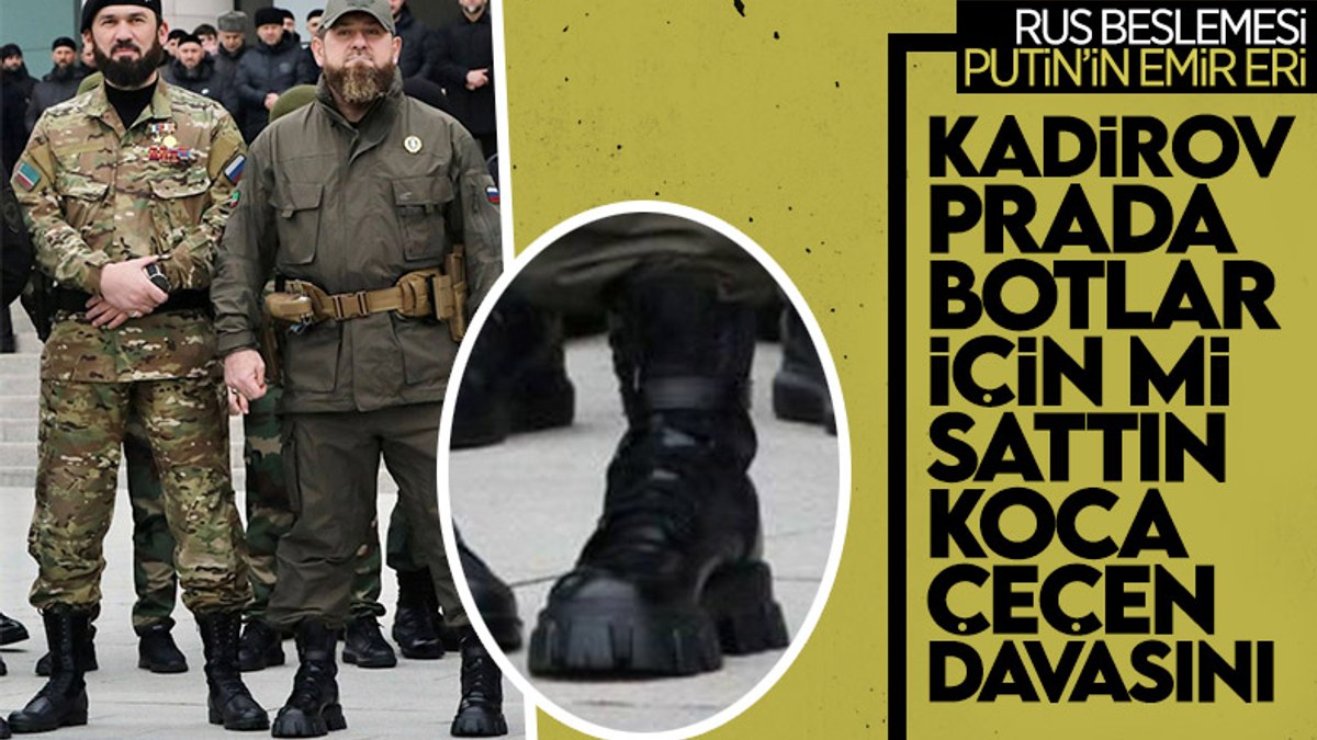 Çeçen lider Kadirov'un 22 bin liralık botu dikkat çekti