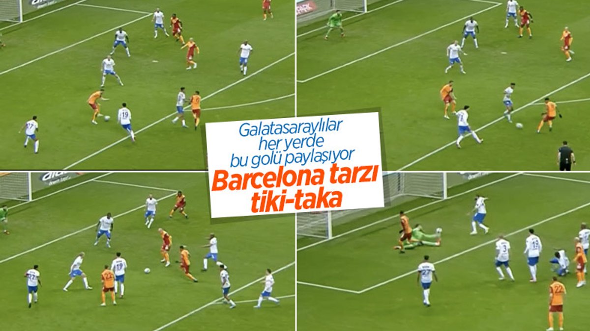 Galatasaray'dan tiki-taka golü