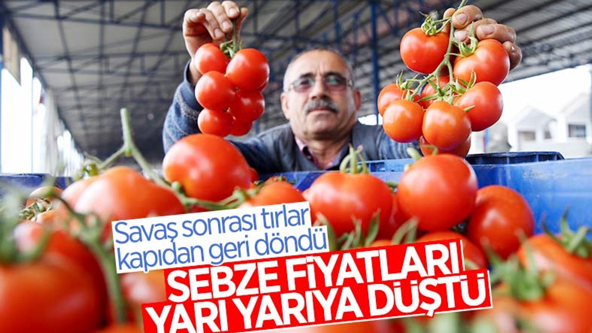 Ukrayna işgali Antalya Toptancı Hali'nde sebze fiyatlarını düşürdü
