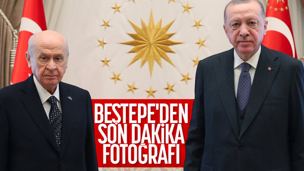 Cumhurbaşkanı Erdoğan - Devlet Bahçeli görüşmesi
