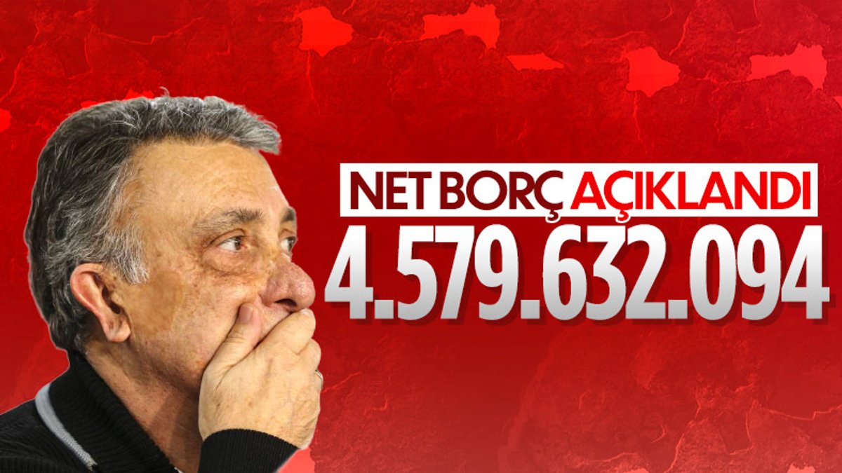 Beşiktaş'ın toplam borcu 4.5 milyar lira
