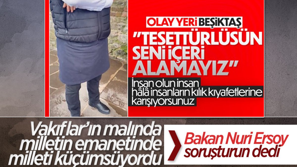 Beşiktaşta tesettürlü kadınları içeri almayan restorana inceleme