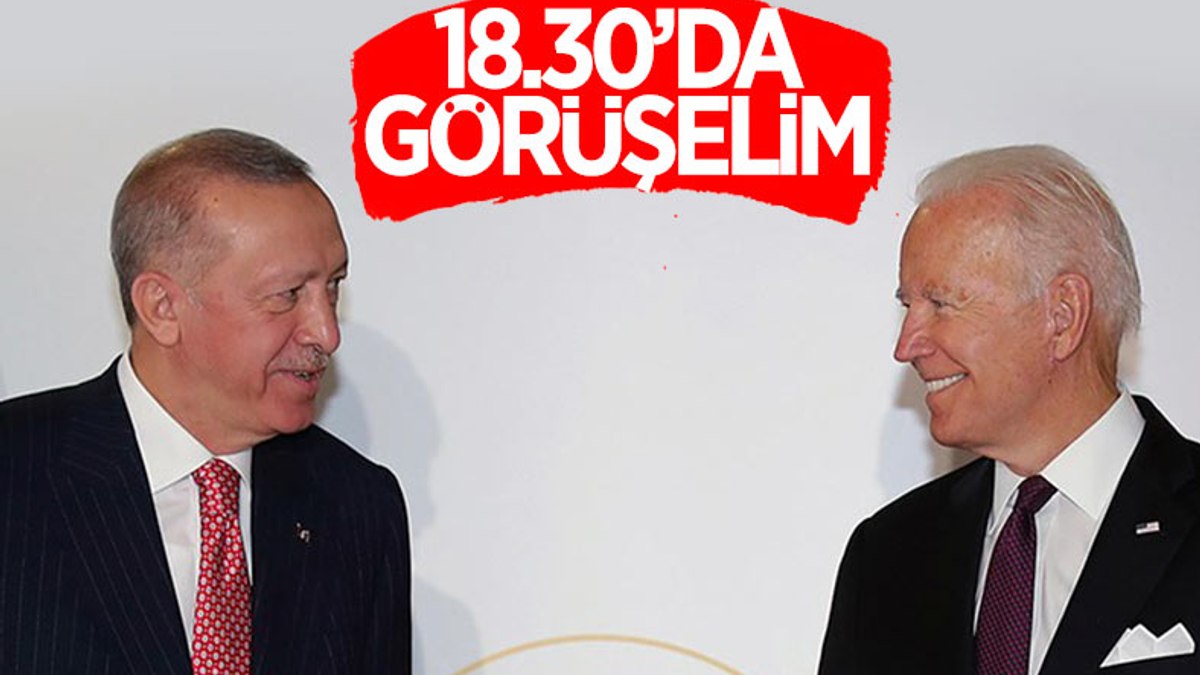 Cumhurbaşkanı Erdoğan, yarın Joe Biden ile görüşecek