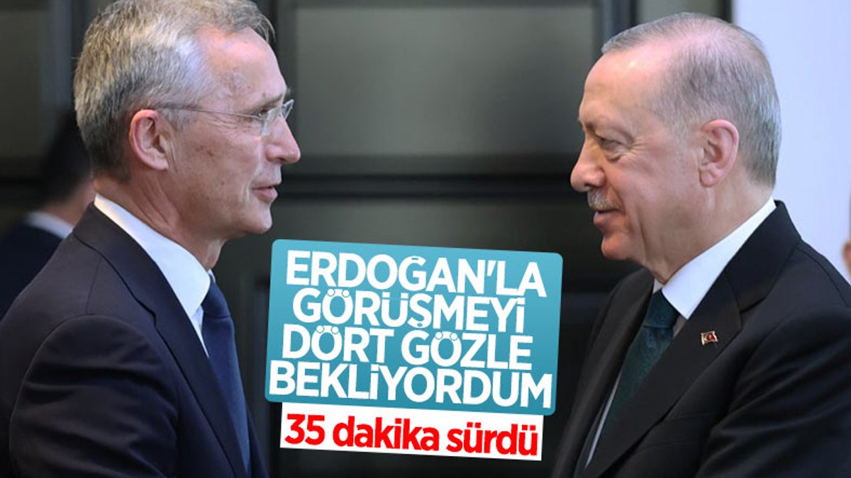 Cumhurbaşkanı Erdoğan, Stoltenberg ile görüştü