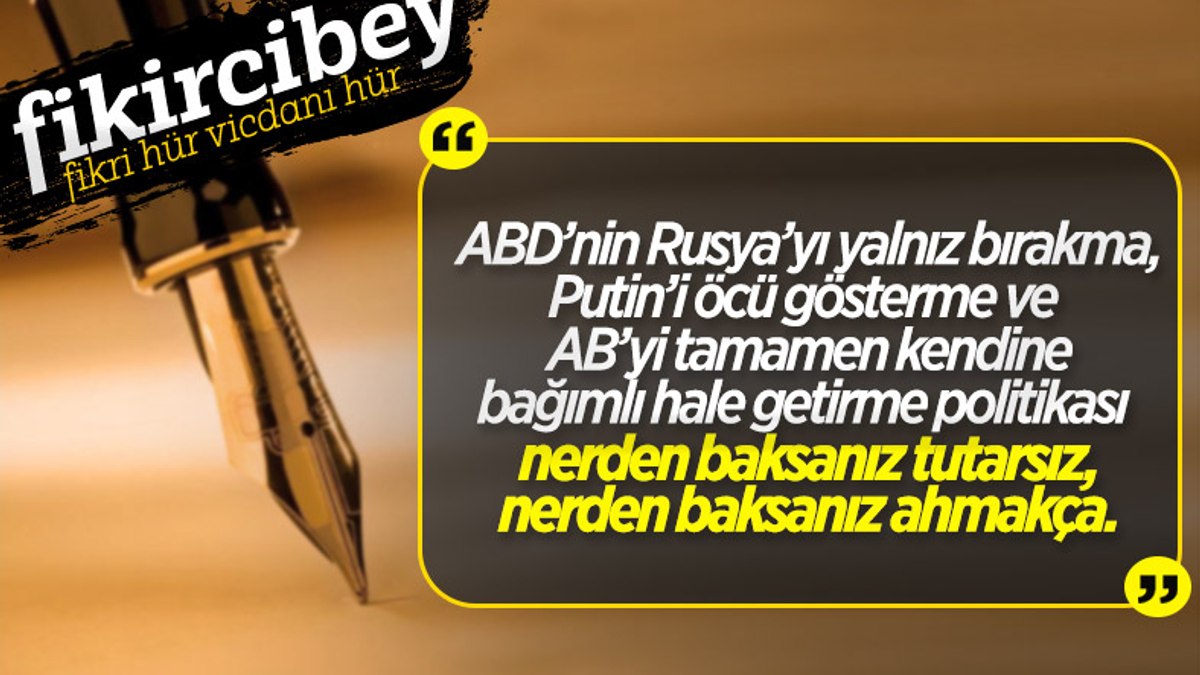 Fikirci Bey yazdı: NERDEN BAKSAN TUTARSIZLIK