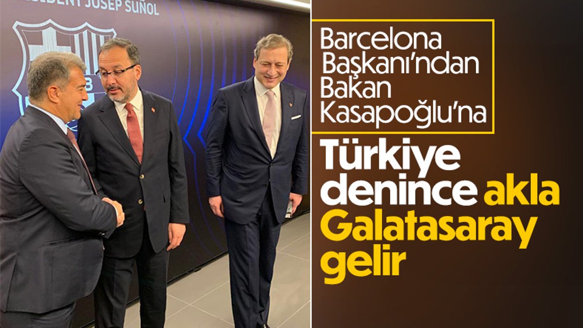 Laporta: Türkiye denince akla Galatasaray gelir