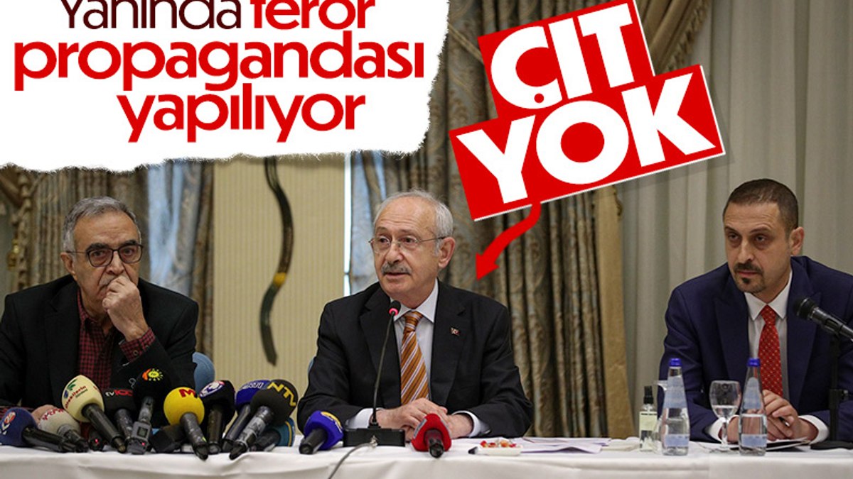 Kemal Kılıçdaroğlu terör propagandasına sessiz kaldı