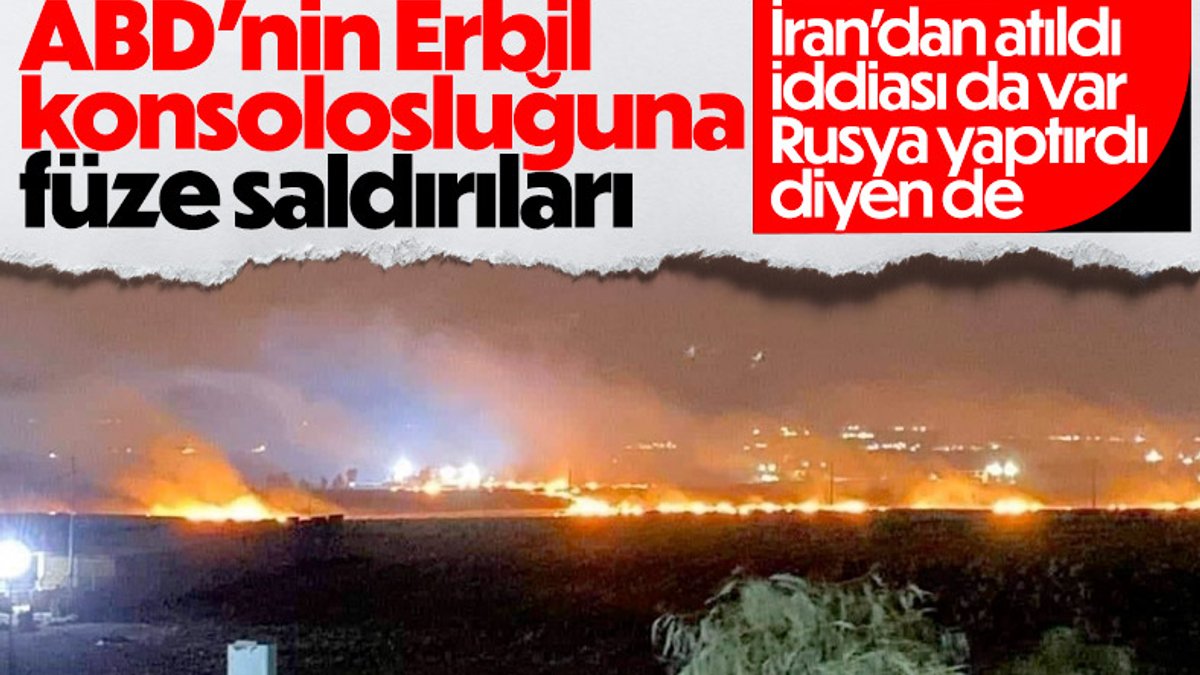ABD'nin Erbil Başkonsolosluğu ve çevresine füze saldırıları