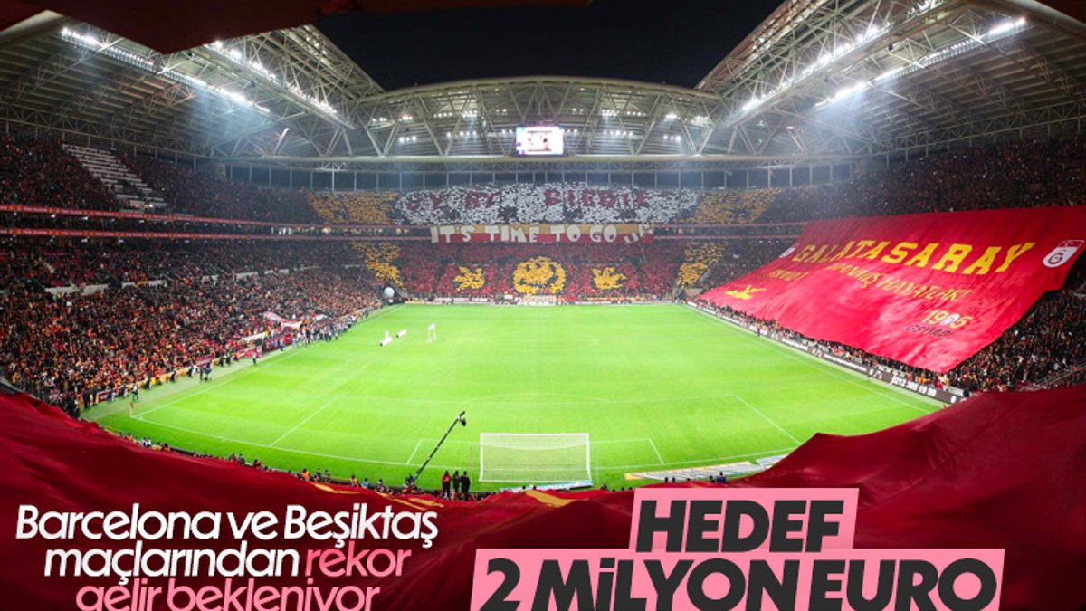 Galatasaray'da hedef rekor gelir