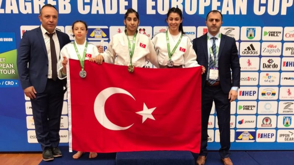 Ümitler Judo Avrupa Kupası'da 3 madalya