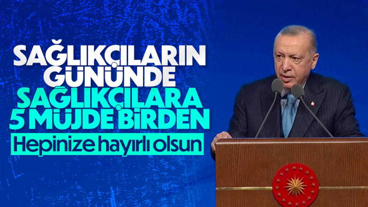 Cumhurbaşkanı Erdoğan 14 Mart Tıp Bayramı programına katıldı