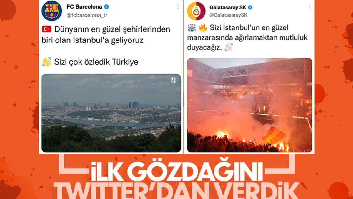 Galatasaray'dan Barcelona'ya göndermeli yanıt