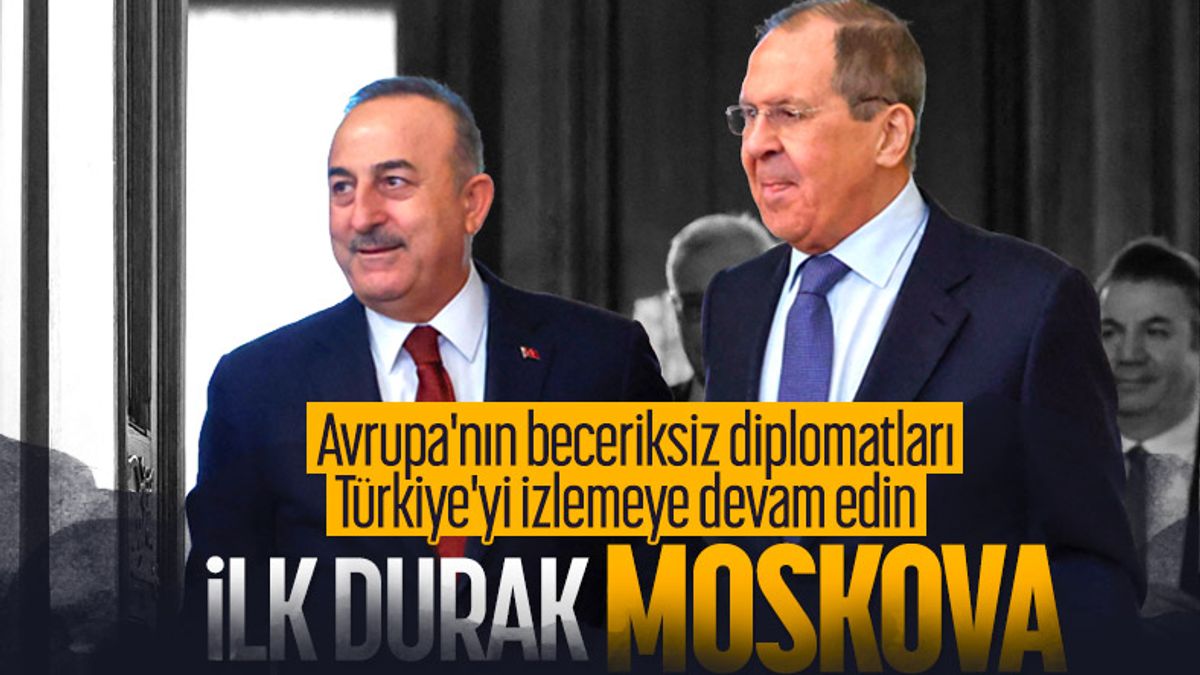 Mevlüt Çavuşoğlu ve Sergey Lavrov bir araya geldi