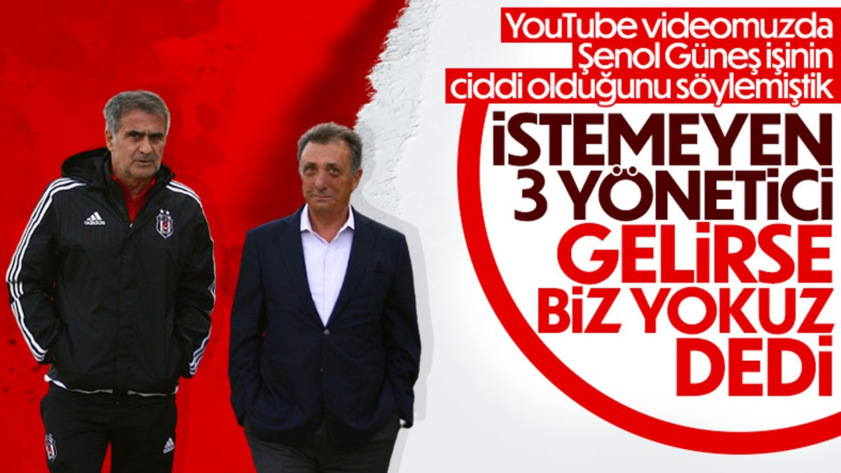 Beşiktaş yönetiminde 3 isimden ayrılık kararı