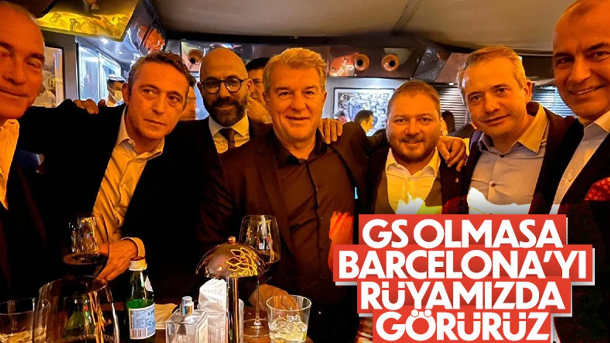 Galatasaray, Barcelona yönetimi için organizasyon düzenledi