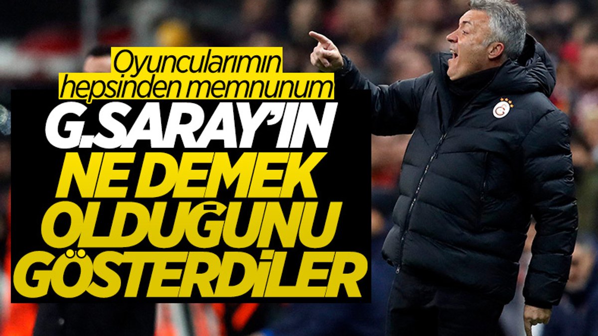 Domenec Torrent: Galatasaray'ın ne demek olduğunu gösterdik