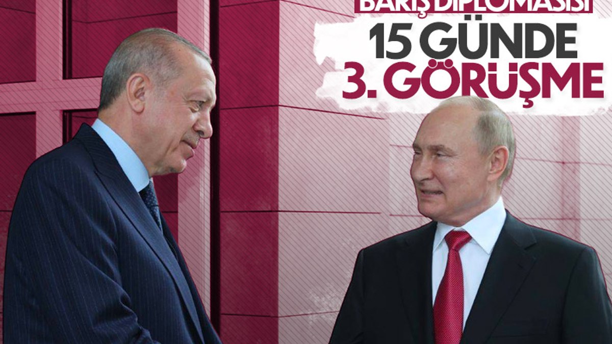 Cumhurbaşkanı Erdoğan, Vladimir Putin ile görüştü