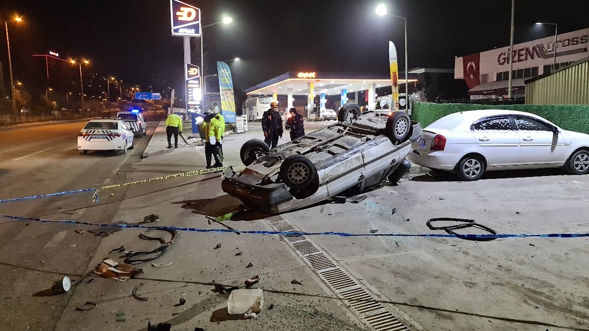 Karabük'te alkollü sürücünün kazası